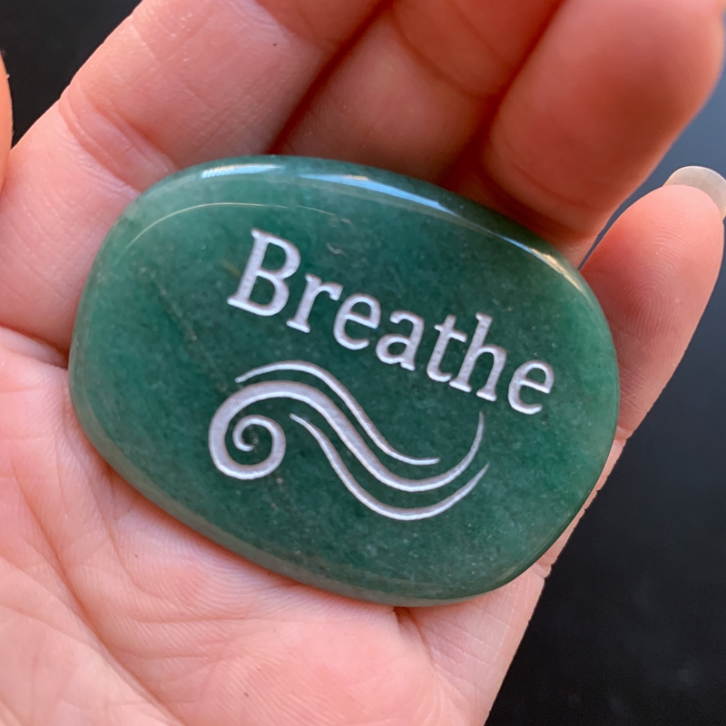 Art Craft Quotes - Naturalna zieleń Aventurine oddychają inspirowanymi kamieniem
