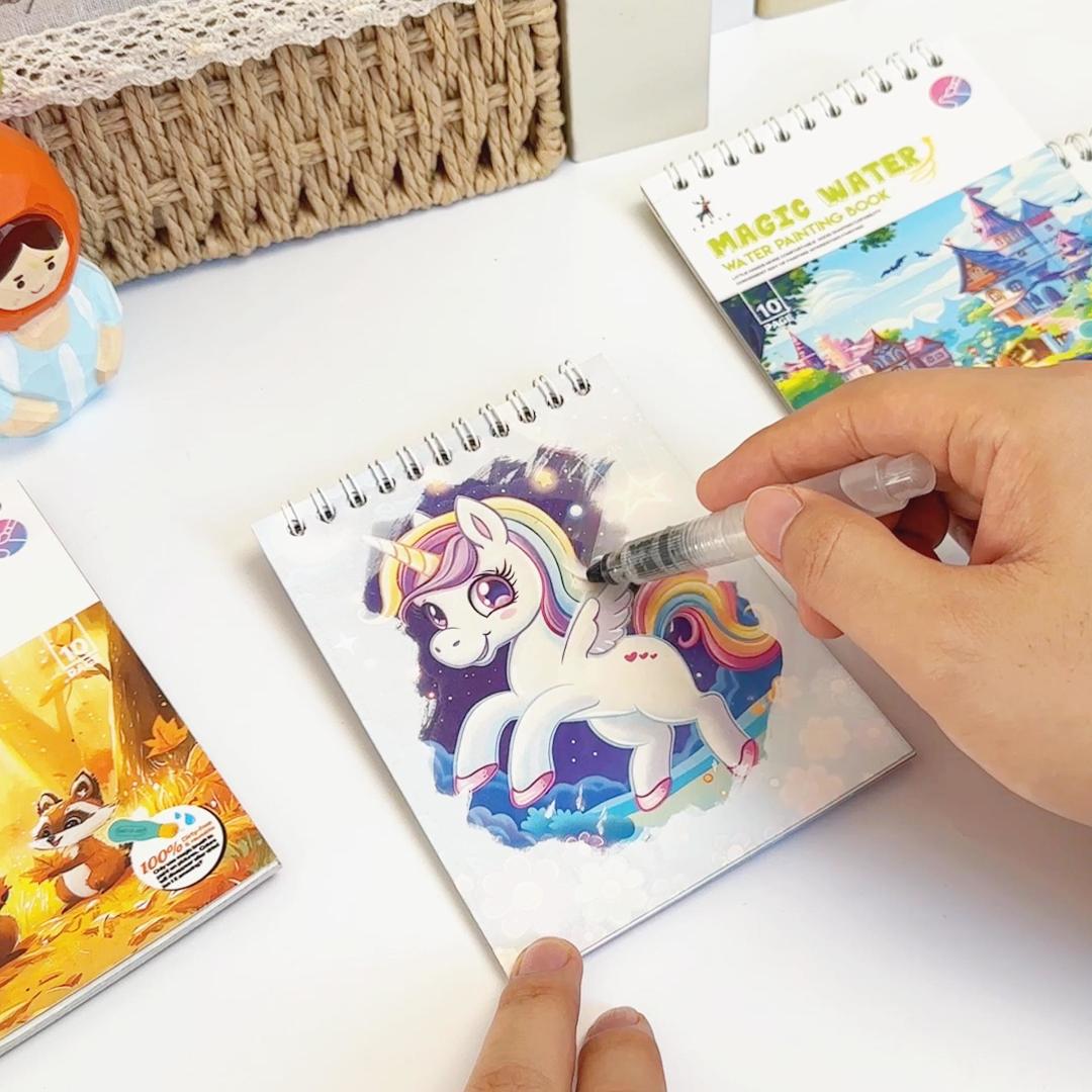 Art Craft Activities For Preschoolers - Magiczna książka do rysowania wodą dla