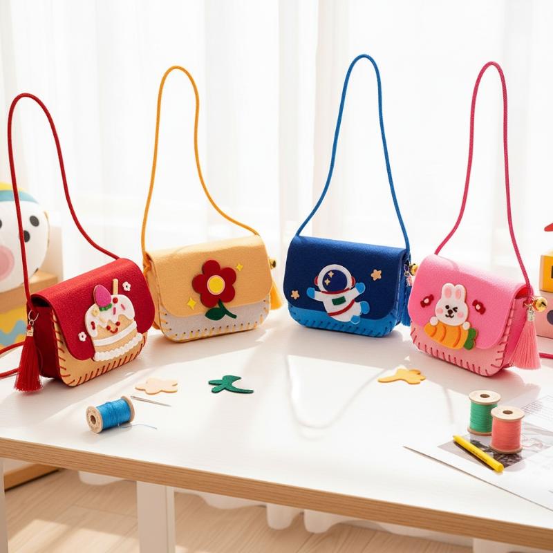 Art Craft Kindergarten - Zestaw do robienia filcowych torebek dla