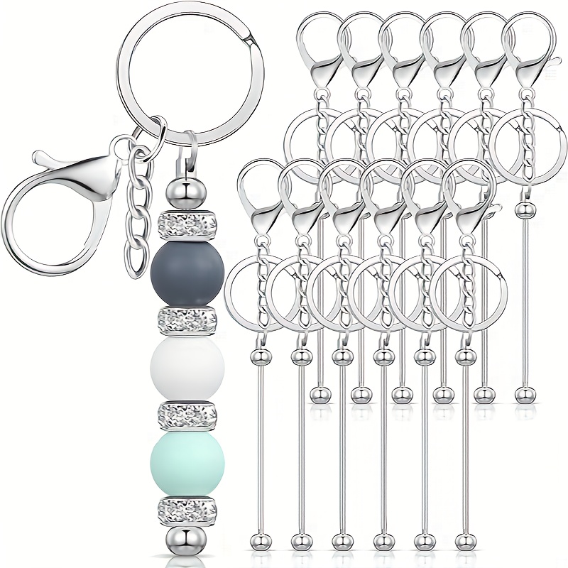 Art Craft Accessories - 12 szt. Zestaw odłączanych żelaznych breloczków,
