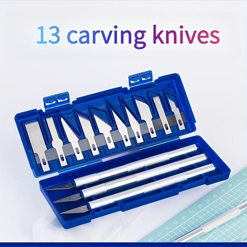 Art Craft Hobbies - 13 sztuk nóż do rzeźbienia Craft