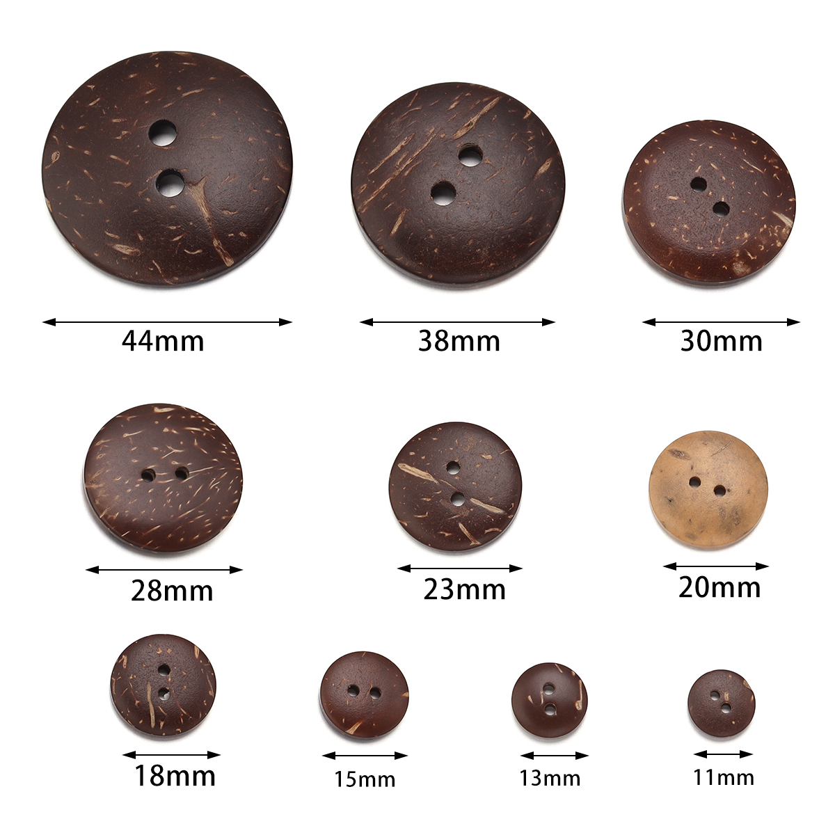 10-100 szt. Naturalne guziki z – Art Craft Accessories recenzja i cena