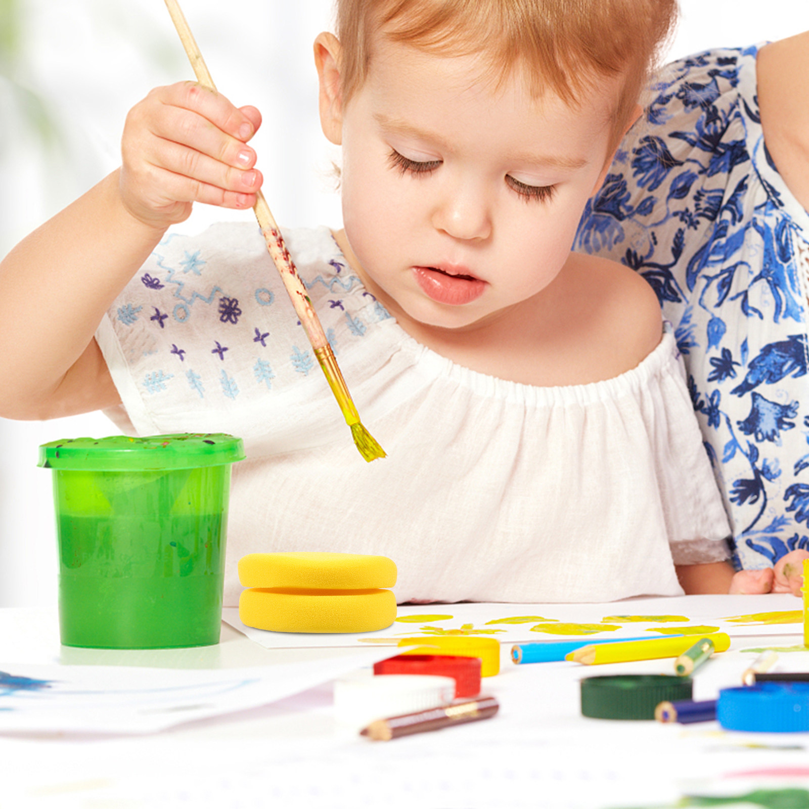 2 szt. okrągłych gąbek do malo – Art Craft Kindergarten recenzja i cena