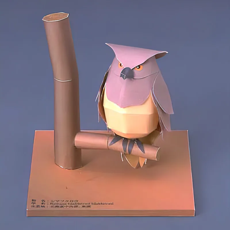 Blakiston's Fish Owls Origami  – Art Craft With Cardboard recenzja i cena