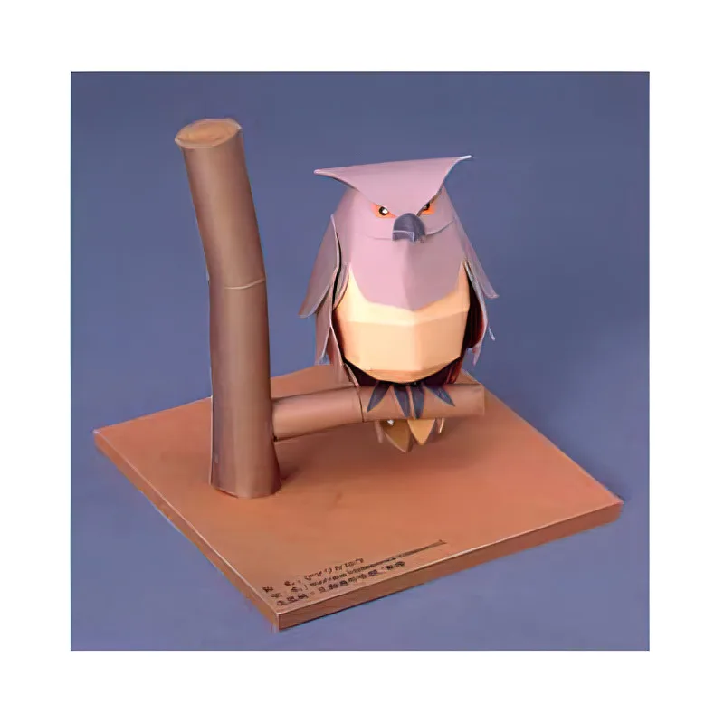 Blakiston's Fish Owls Origami  – Art Craft With Cardboard recenzja i cena