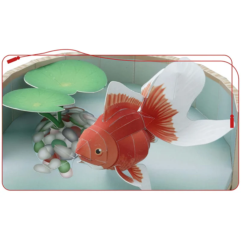 Goldfish Fish Origami Art Mini – Art Craft With Cardboard recenzja i cena