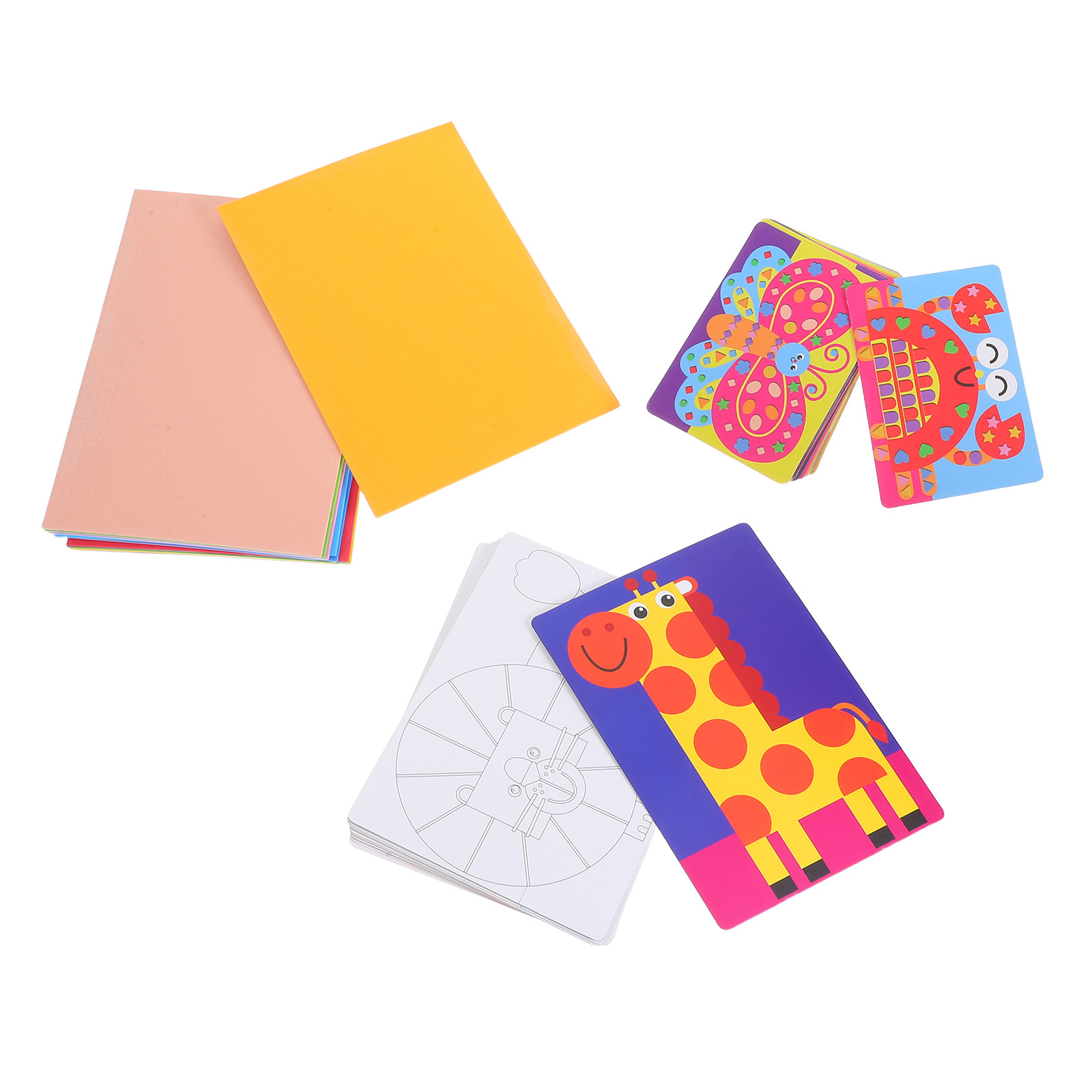 1 zestaw puzzli z naklejkami 3 – Art Craft Activities For Preschoolers recenzja i cena