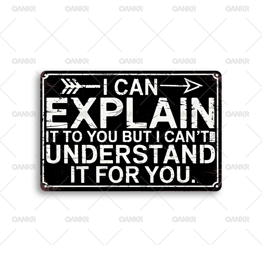 Vintage Metalowy Znak Blaszany – Art Craft Quotes recenzja i cena