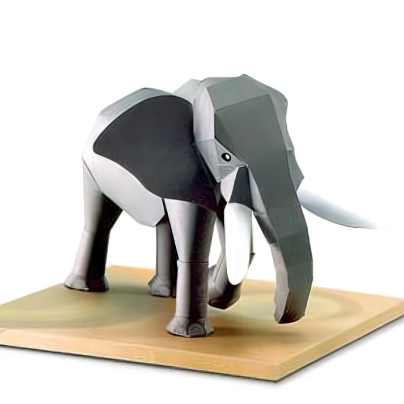 Afrykański słoń Origami Art Mi – Art Craft With Cardboard recenzja i cena