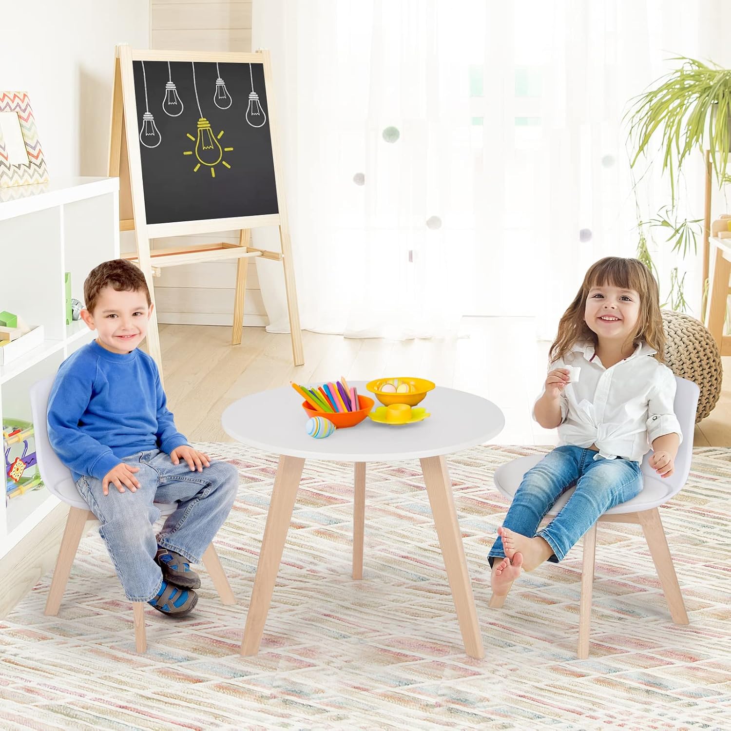 Zestaw stołu i krzeseł dla dzi – Art Craft Activities For Preschoolers recenzja i cena