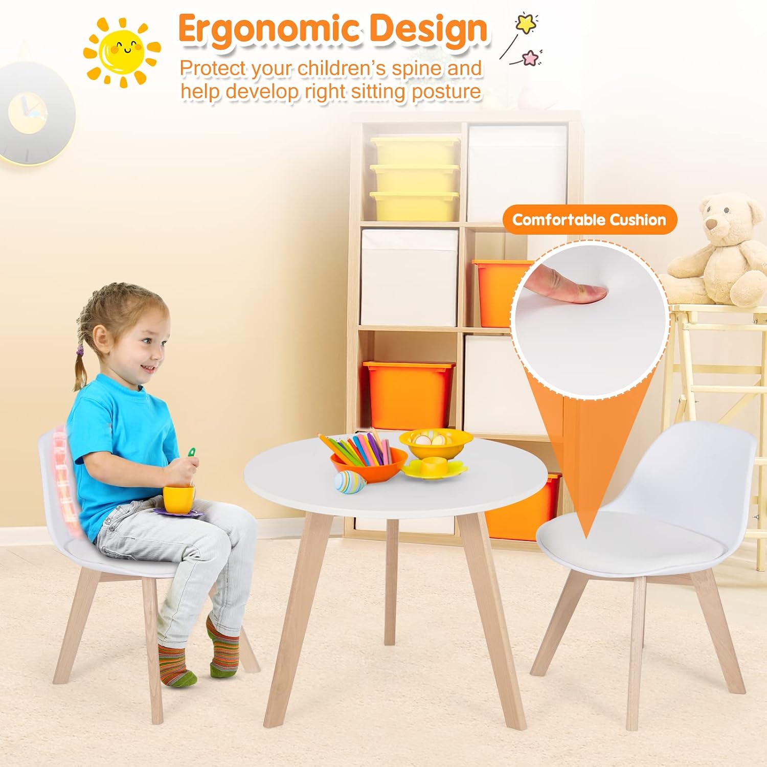 Zestaw stołu i krzeseł dla dzi – Art Craft Activities For Preschoolers recenzja i cena