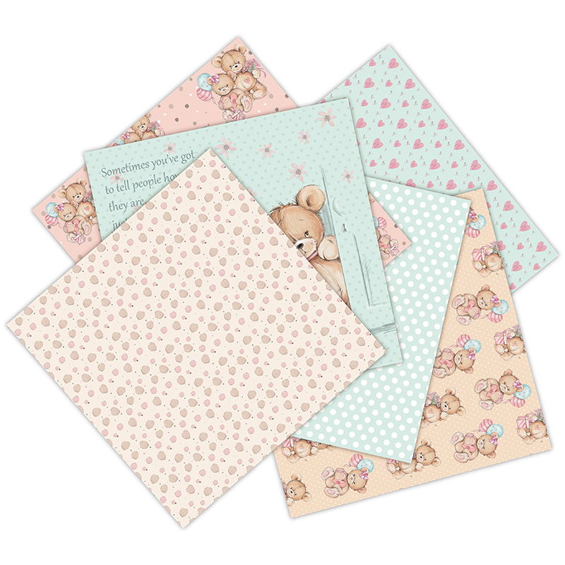 12 arkuszy little bear Scrapbo – Art Craft Birthday Party recenzja i cena