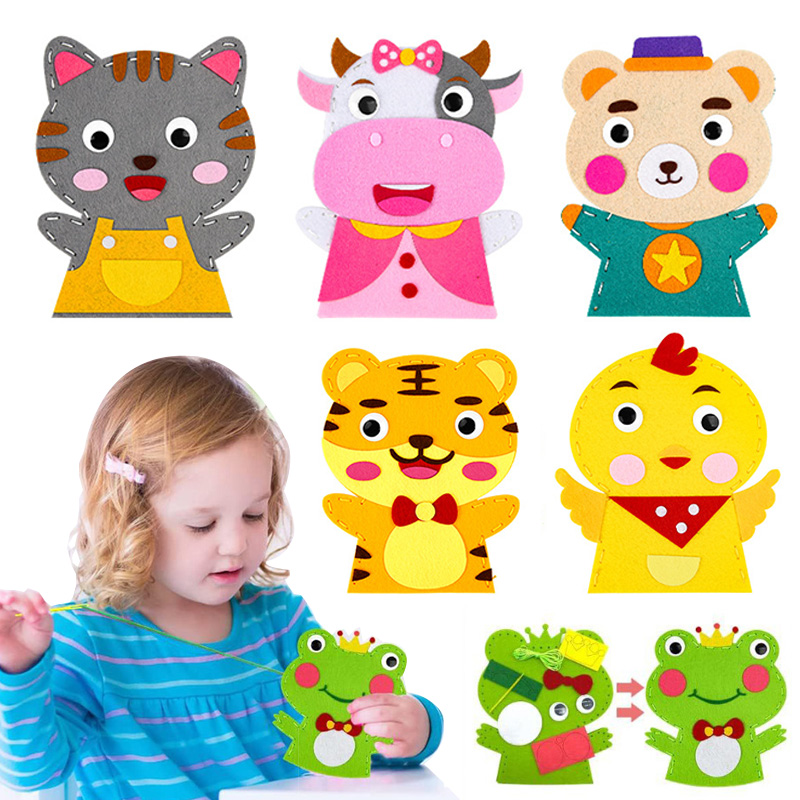 Cute Cartoon Animal Hand Puppe – Art And Craft Nature recenzja i cena