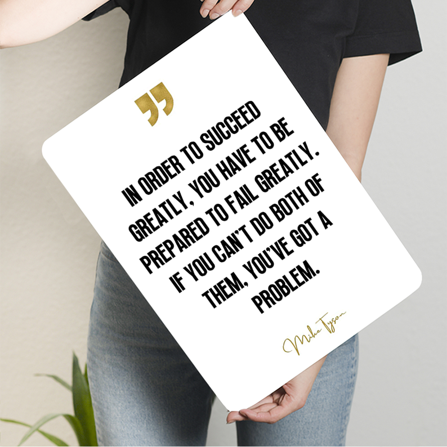 Metalowa tablica z inspirujący – Art Craft Quotes recenzja i cena