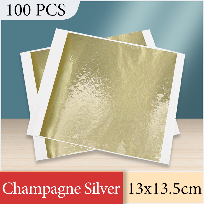 13x13.5cm Champagne Silver Foi – Art Craft Birthday Party recenzja i cena