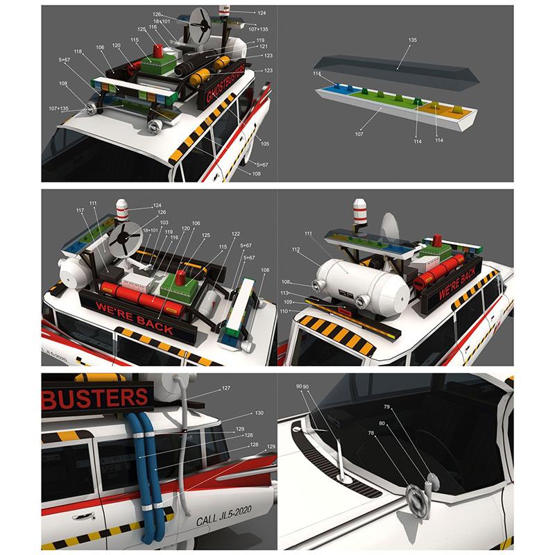 Ghostbusters samochodów Ecto-1 – Art Craft With Cardboard recenzja i cena