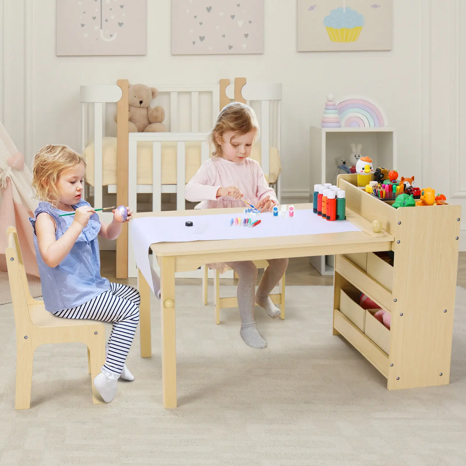 Zestaw stolików i krzeseł dla  – Art Craft Quotes recenzja i cena