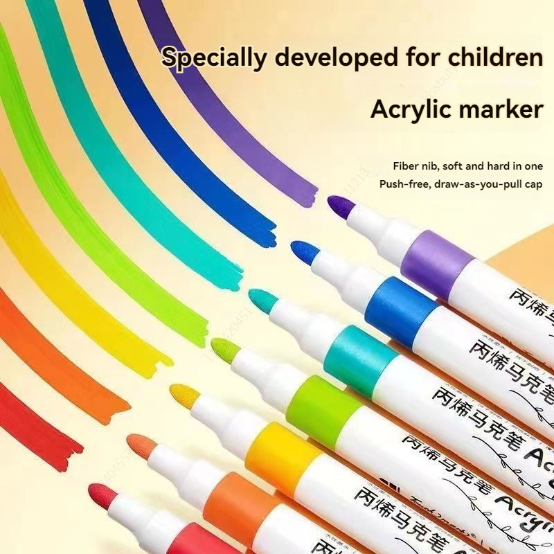 Zestaw 12-80 Kolorów Akrylowyc – Art Craft Kindergarten recenzja i cena