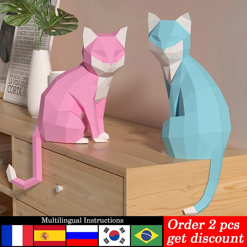 1 Para Zakochanych Kotów Zwier – Art Craft With Cardboard recenzja i cena