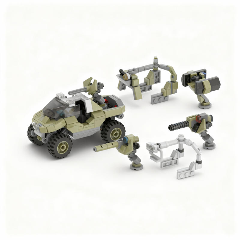 378 elementów MOC Space Wartho – Art And Craft Rocket recenzja i cena